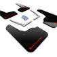 Rally Armor 16-21 Honda Civic Si Coupe Black UR Mud Flap w/ Red Logo