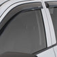 Stampede 2019 Chevy Silverado 1500 Double Cab Pickup Tape-Onz Sidewind Deflector 4pc - Smoke