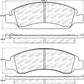 StopTech Street Select Brake Pads - Front/Rear