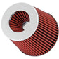 Spectre Adjustable Conical Air Filter 5-1/2in. Tall (Fits 3in. / 3-1/2in. / 4in. Tubes) - Red