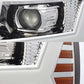 AlphaRex 07-13 Chevy 1500HD PRO-Series Proj Headlights Plank Style Chrome w/Activ Light/Seq Signal