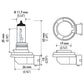 Hella Optilux XB Extreme Type H11 12V 80W Blue Bulbs - Pair