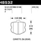 Hawk 10-12 Chevy Corvette Grand Sport / 06-12 Corvette Z06 Rear DTC-60 Race Brake Pads