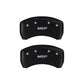 MGP 4 Caliper Covers Engraved Front & Rear MGP Red finish silver ch