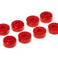 Prothane Universal End Link Bushings - 1/2in x 1 OD (Set of 8) - Red