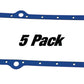 Moroso Pre-1985 Small Block Chevrolet Oil Pan Gasket - One Piece - Reinforced Steel (5 Pack)