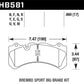 Hawk Brembo Caliper Family J/N HPS 5.0 Brake Pads