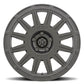 ICON Ricochet 17x8 5x108 38mm Offset 6in BS Satin Black Wheel