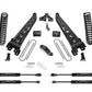 Fabtech 2018 Ford F450/F550 4WD Diesel 6in Rad Arm Sys w/Coils & Stealth