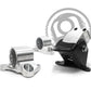 Innovative 96-00 Civic B/D Series Silver Aluminum Mounts 85A Bushings (3 Bolt)