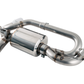 AWE Tuning BMW F22 M235i / M240i Touring Edition Axle-Back Exhaust - Chrome Silver Tips (90mm)