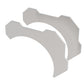 Borla 3in T-304 Stainless Steel Pipe/ Tube Bracket Kit (2 pieces)