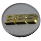 BBS Center Cap 70.6mm White/Gold (4-tab) (56.24.120)