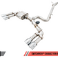 AWE Tuning Audi 8V S3 SwitchPath Exhaust w/Chrome Silver Tips 102mm