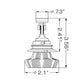Oracle 9004 4000 Lumen LED Headlight Bulbs (Pair) - 6000K