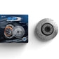 SHW 13-16 Porsche Panamera GTS 4.8L w/o Ceramics Left Rear Slotted Monobloc Brake Rotor (298615601B)