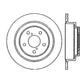 StopTech Power Slot 02-05 WRX Rear Right Sportstop Slotted Rotor