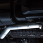 AWE Tuning 22-23 GMC Sierra 1500 AT4X 6.2L 0FG Catback Split Dual (Flat Bumper) - Bashguard(No Tips)