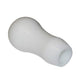Torque Solution Delrin Tear Drop Tall Shift Knob (White): Universal 10x1.25