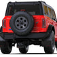 Rally Armor 21-22 Ford Bronco (Steel Bmpr + RB - NO Rptr/Sprt) Blk Mud Flap w/Cy Orange Logo