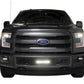 Putco 15-17 Ford F-150 - SS Black Bar Design w/10in Luminix Light Bar Bumper Grille Inserts