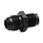 Vibrant Inverted Seat Adapter Fitting (-6AN x 11/16in-18) Aluminum - Black