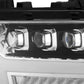 AlphaRex 19-20 Ram 1500HD NOVA LED Proj Headlights Plank Style Chrome w/Activ Light/Seq Signal/DRL