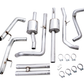AWE Tuning 22-23 GMC Sierra 1500 AT4X 6.2L 0FG Catback Split Dual (Flat Bumper) - Bashguard(No Tips)