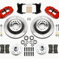 Wilwood Narrow Superlite 6R Front Hub & 1PC Rtr Kit 12.88in-Red 67-69 Camaro 64-72 Nova Chevelle