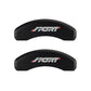 MGP 4 Caliper Covers Engraved Front & Rear No bolts/Sport Red finish silver ch