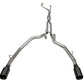 Corsa 21-22 Dodge Ram TRX Crew Cab Baja Catback Exhaust Dual Rear Black Tip