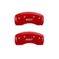 MGP 2 Caliper Covers Engraved Rear MGP Red Finish Silver Characters 2007 Acura RL