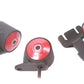 Innovative 90-93 Integra B-Series Black Steel Mounts 85A Bushings (Auto Trans)