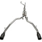 Corsa 21-22 Dodge Ram TRX Crew Cab Xtreme Catback Exhaust Dual Rear Black Tip