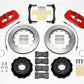 Wilwood AERO4 Rear Kit 14.25in Red 2014-Up Corvette C7 w/Lines