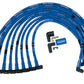 Moroso Chevrolet Small Block Ignition Wire Set - Blue Max - Spiral Core - Sleeved - HEI - 90 Degree