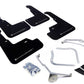 Rally Armor 15-21 Subaru WRX/STI (Sedan ONLY) Black UR Mud Flap w/ Silver Logo