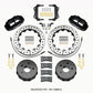 Wilwood Narrow Superlite 4R Rear Kit 12.88in Drilled 2007-up Jeep JK w/Lines
