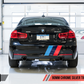 AWE Tuning BMW F3X 340i Touring Edition Axle-Back Exhaust - Chrome Silver Tips (90mm)