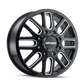 Mayhem 8107D Cogent Dually 22x8.25 / 8x200 BP / 115mm Offset / 142mm Hub Black w/Milled Spokes Wheel