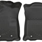 Husky Liners 2018 Toyota Tacoma Double Cab w/ Standard Trans WeatherBeater Black Front Floor Liners