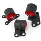 Innovative 92-95 Civic B/D Series Black Steel Mounts 85A Bushings (Auto to Manual Hydro 2 Bolt)
