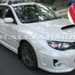 Rally Armor 11-14 Subaru WRX/STI (Sedan Only) Red UR Mud Flap w/ White Logo