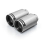 Remus Stainless Steel 98mm Polished w/Carbon Insert Tail Pipe Set (Pair)