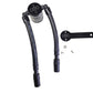 J&L 13-19 Ford Fusion 1.5L EcoBoost Oil Separator 3.0 Passenger Side - Black Anodized