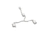 MagnaFlow Cat-Back SS Dual Split Rear Exit 2015 Dodge Charger/Chrysler 300C 3.6L V6 (Uses OEM Tips)