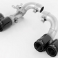 Remus 2012 BMW 3 Series F30/F31 Quad 84mm Black Chrome Straight w/Carbon Insert Tail Pipe Set
