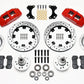Wilwood Dynapro 6 Front Hub Kit 12.19in Drilled Red WWE ProSpindle