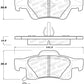 StopTech Street Brake Pads - Rear