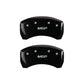 MGP Rear set 2 Caliper Covers Engraved Rear S197/Bar & Pony Black finish silver ch